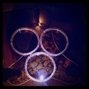 Silver braclets NEVER WORN OUT ONLY TRIED ON